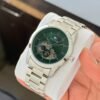 Tommy Hilfiger Green Dial Semi-Skeleton Automatic Steel Watch for Men, view 3