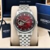Seiko Open Heart Automatic Stainless Steel Dress Watch for Men, view 3
