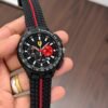 Ferrari Racing Chronograph-Style Black Silicone Sports Watch for Men, view 2