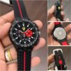 Ferrari Racing Chronograph-Style Black Silicone Sports Watch for Men, view 4