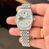 Seiko Pearl Silver Dial Open Heart Automatic Watch for Men, view 3
